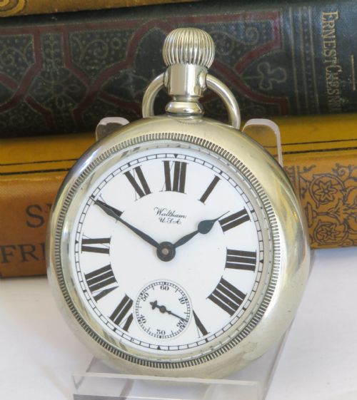 Antique Waltham Lancs & Yorks Railway Pocket Watch