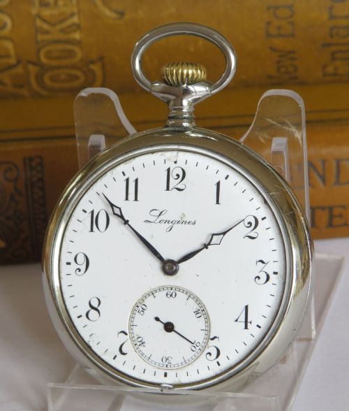Antique Longines Pocket Watch, 1918