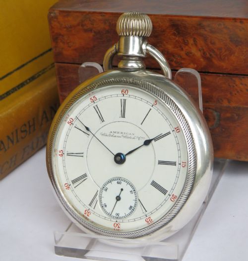 Antique Waltham Appleton Tracy Steam Loco Pocket Watch