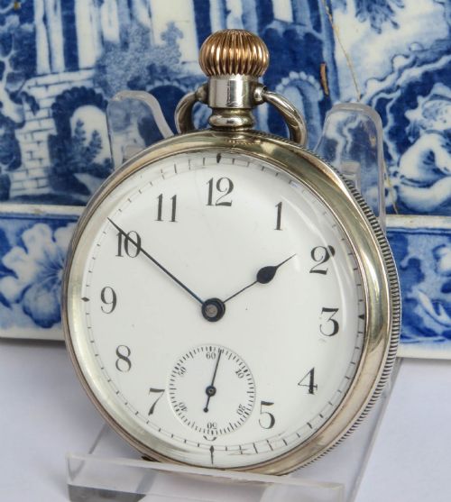 Antique silver Waltham Royal pocket watch, 1901