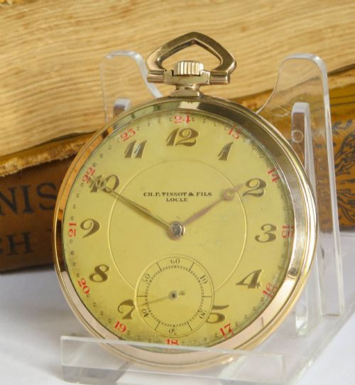 Antique Art Deco Pocket Watch by Tissot