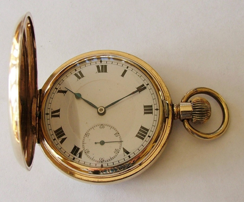 Vintage 1920s Record full hunter pocket watch