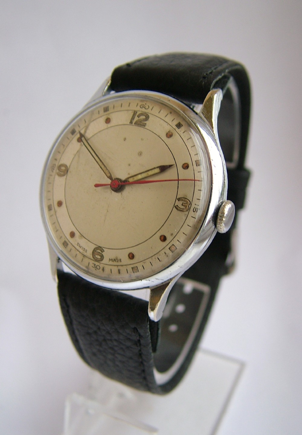Gents 1940s Swiss hand winding wrist watch