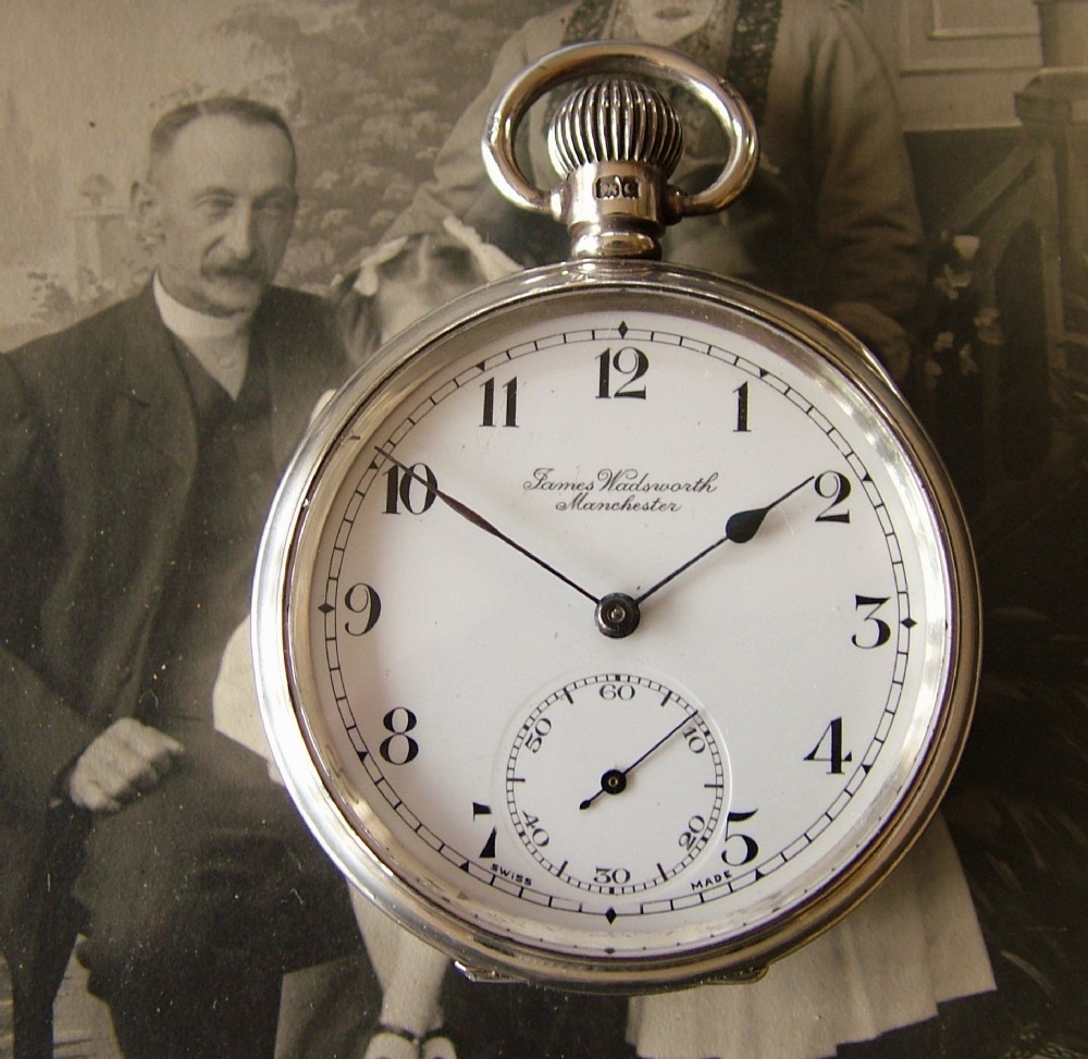 Vintage 1927 James Wadsworth, Manchester Pocket Watch | 331822 ...