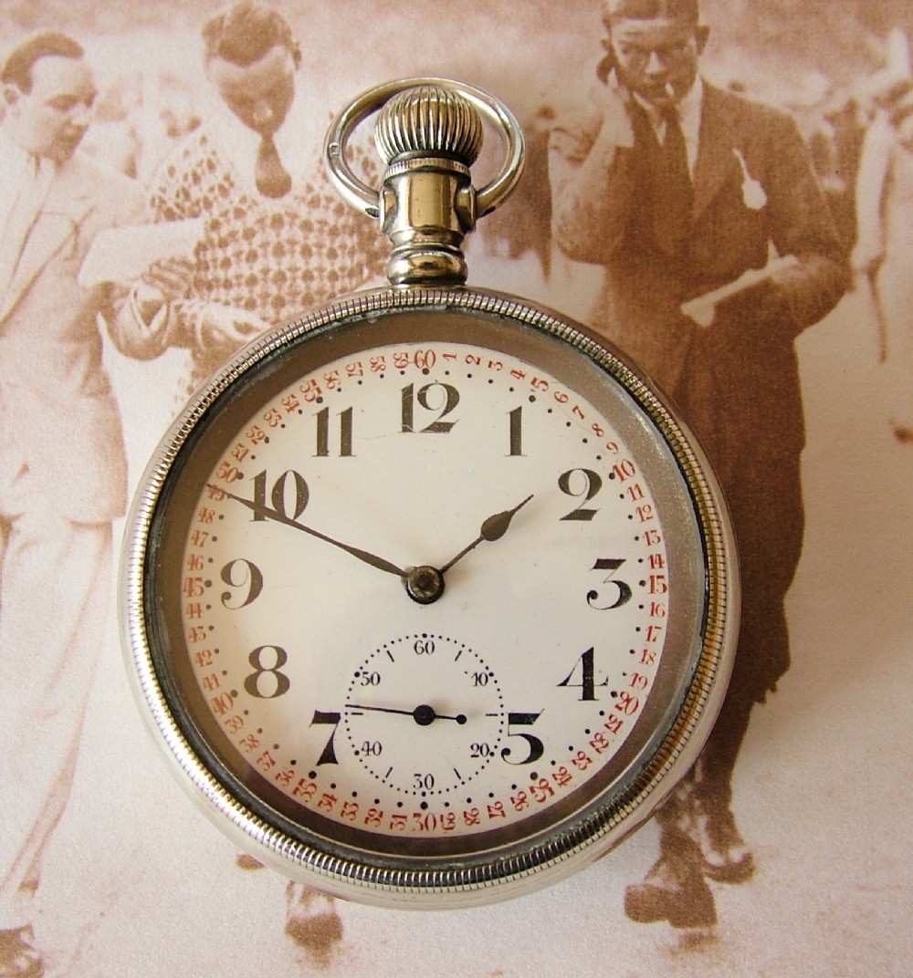 Antique Buren stem winding pocket watch circa 1900.