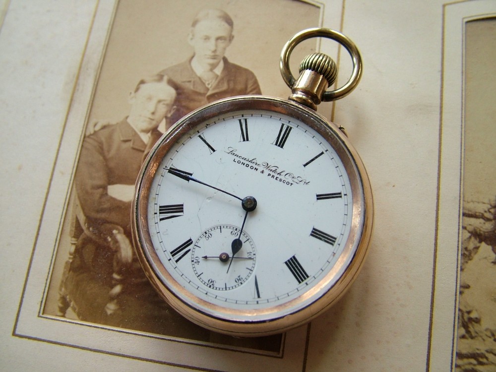 Antique Lancashire Watch Co pocket watch