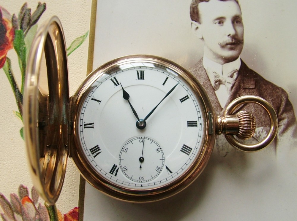 1920s full hunter pocket watch