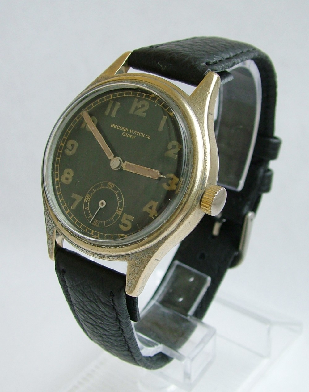 Gents 1940s Record wrist watch, made for the German market