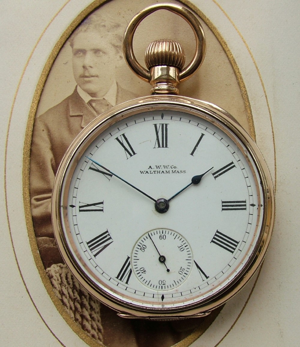Antique 1902 Waltham Traveler pocket watch