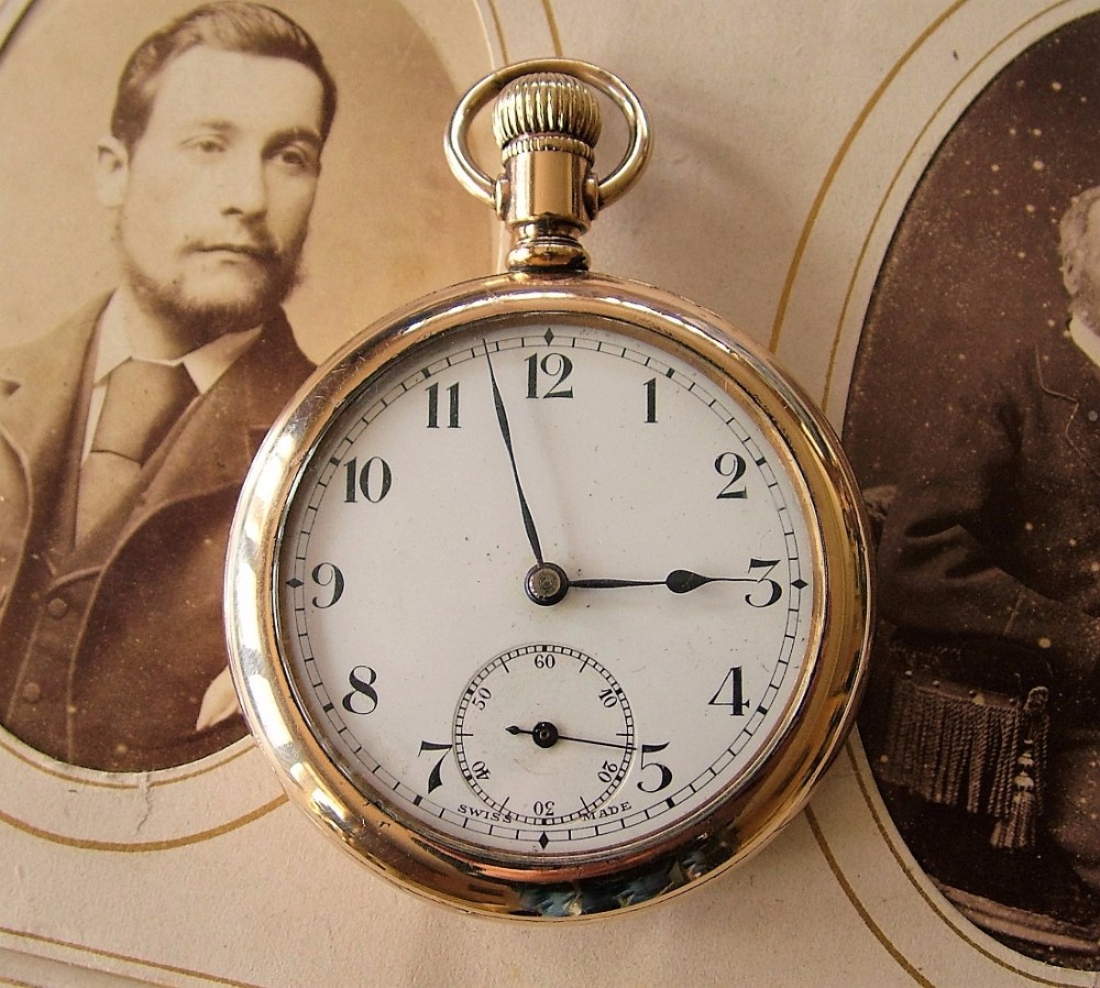 An antique Valmor pocket watch
