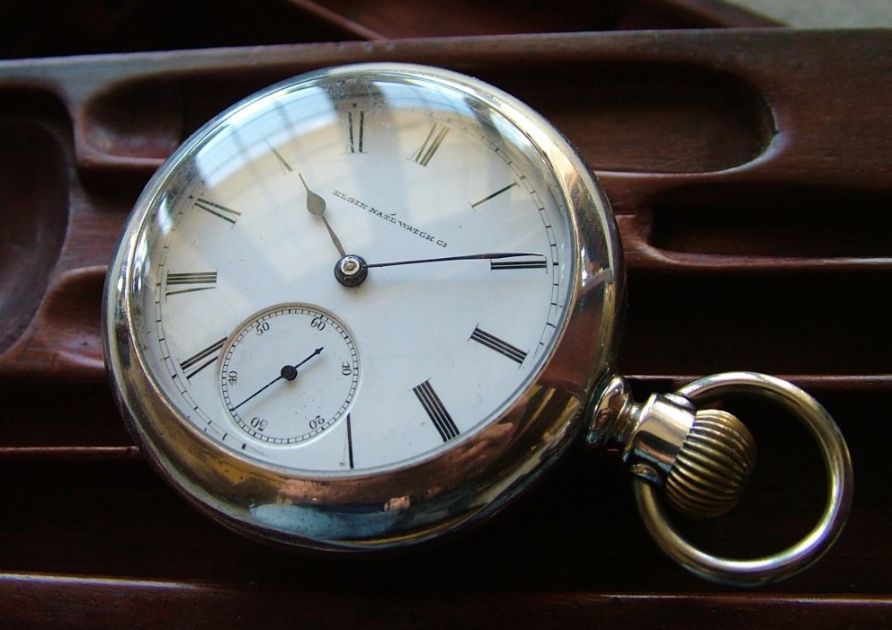 Antique G M Wheeler grade pocket watch from Elgin