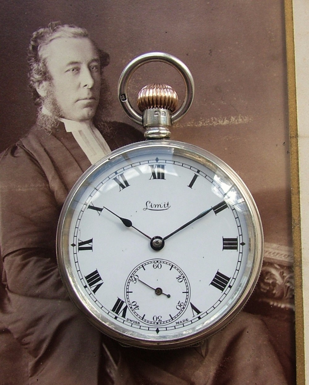 Antique silver Limit pocket watch