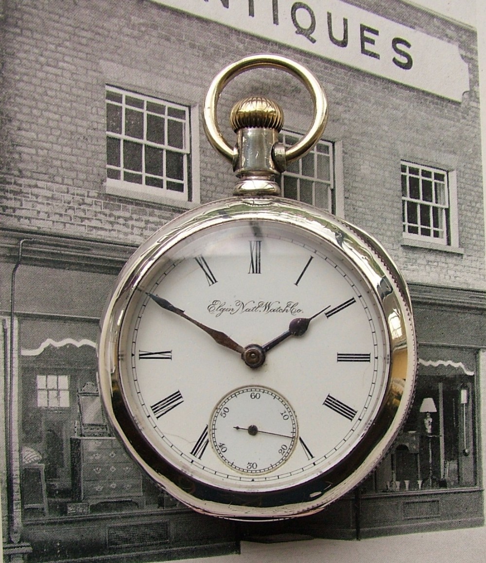 An antique G M Wheeler grade pocket watch from Elgin