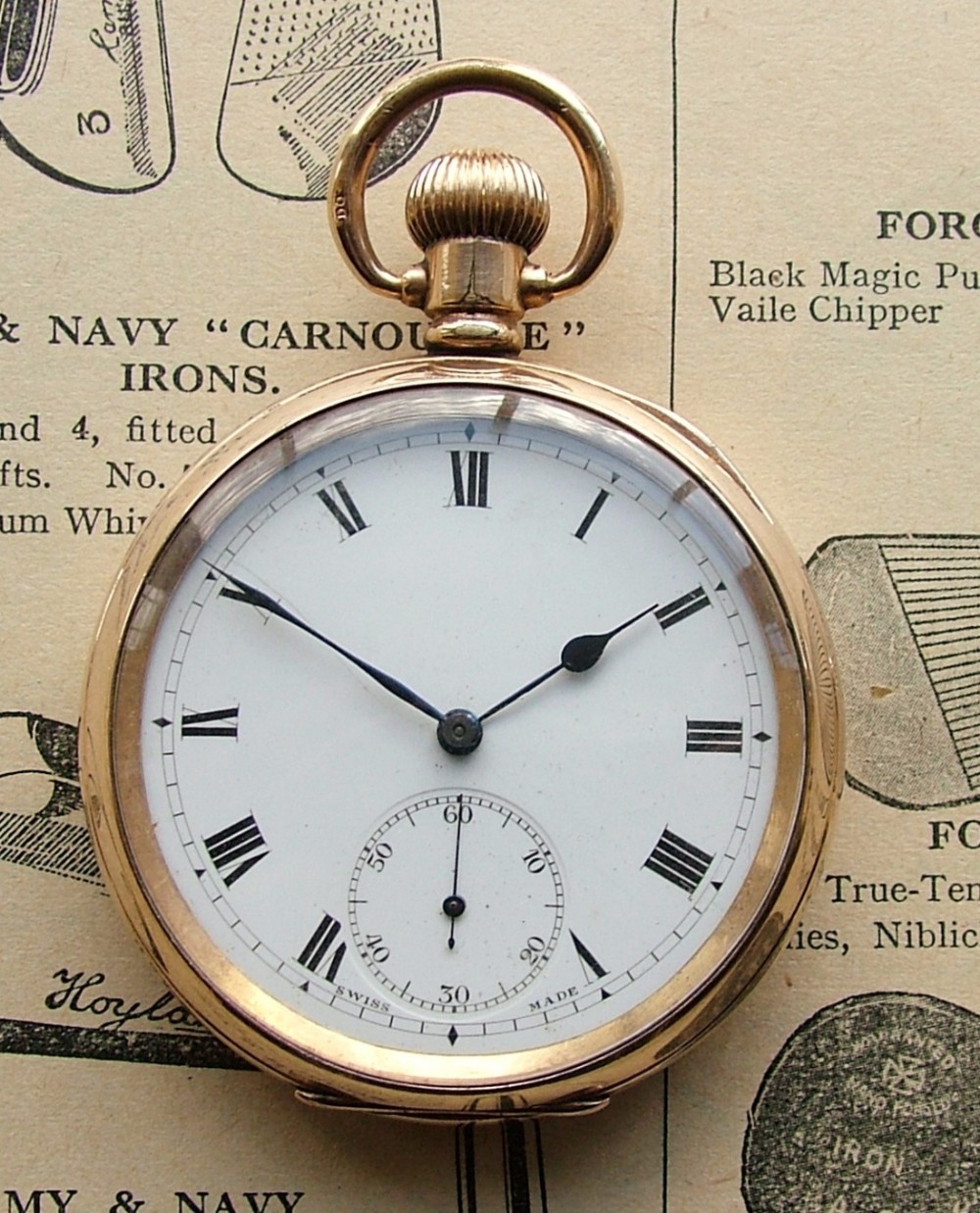 An antique WW1 period Zenith pocket watch
