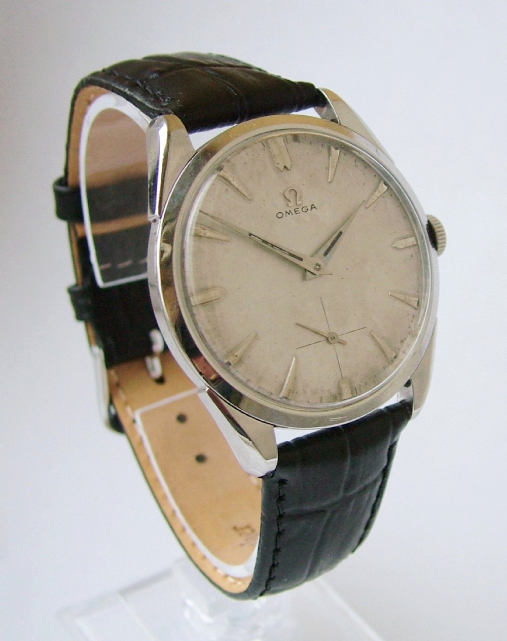 A gents 1956 Omega wrist watch