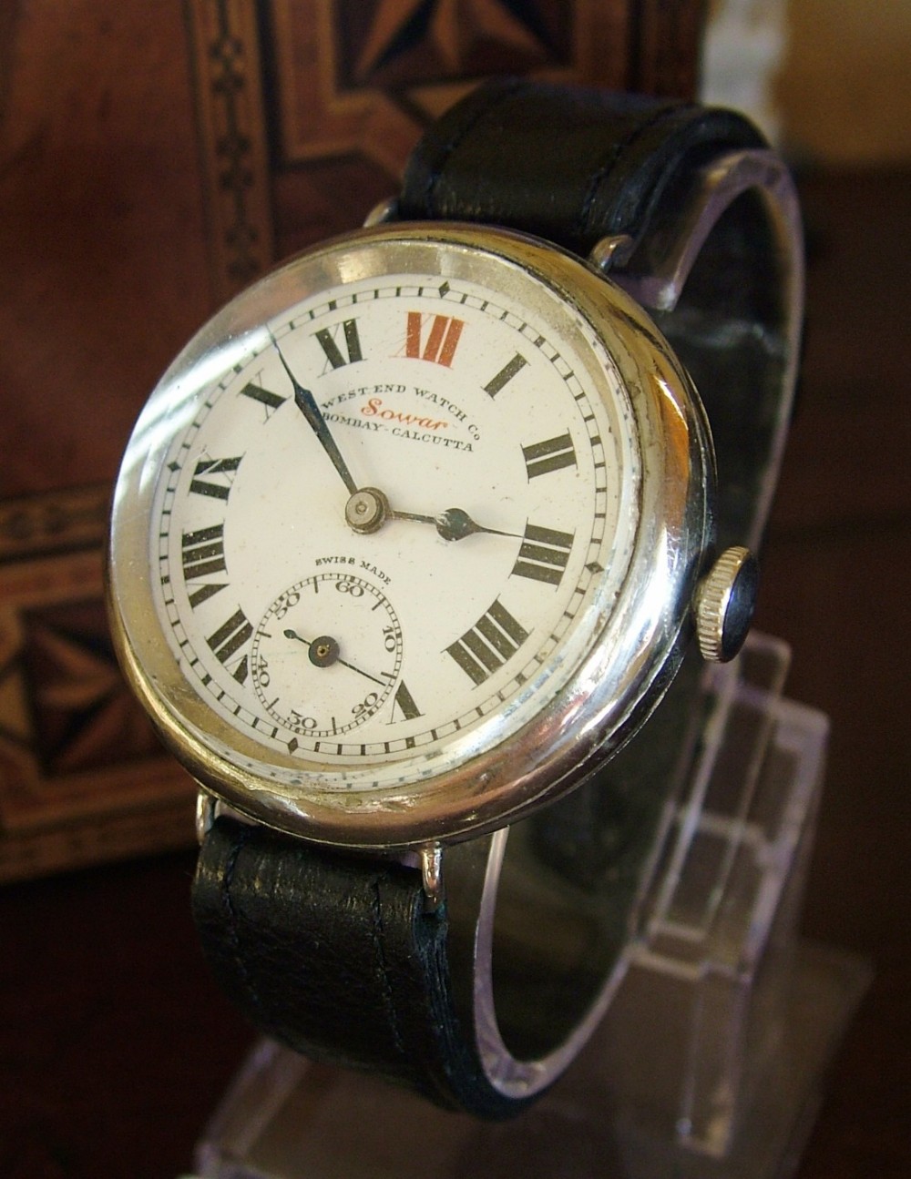 A gents over-sized 1930s West End Watch Co watch