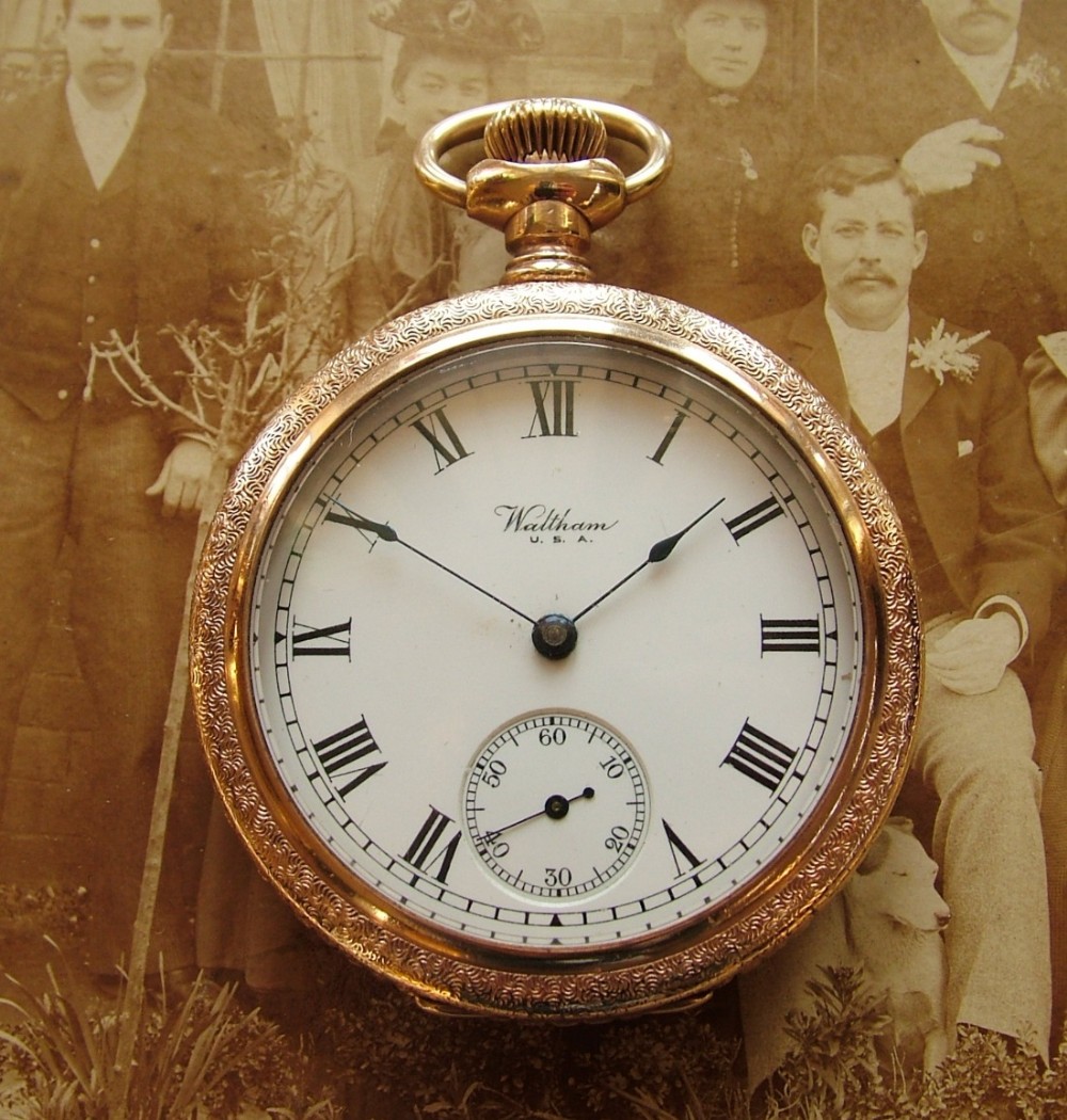 n antique Waltham pocket watch, 1897