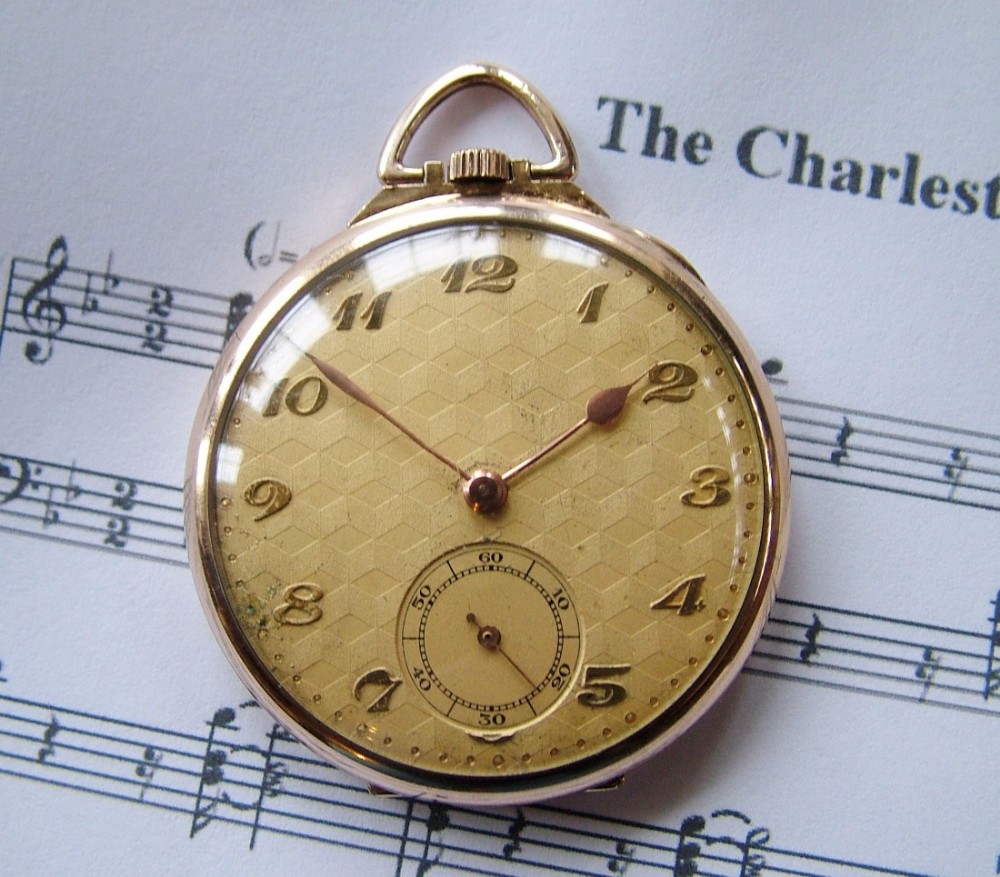A charming 1930s Art Deco pocket watch