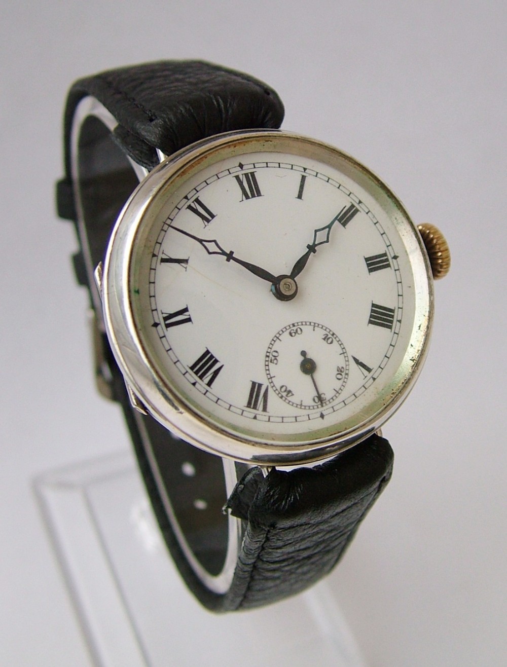 Gents 1929 silver Uno watch from Dimier Freres