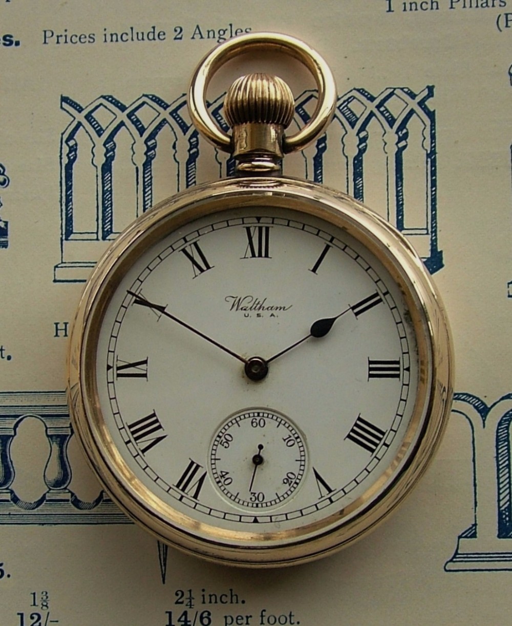 A 1920s Waltham pocket watch