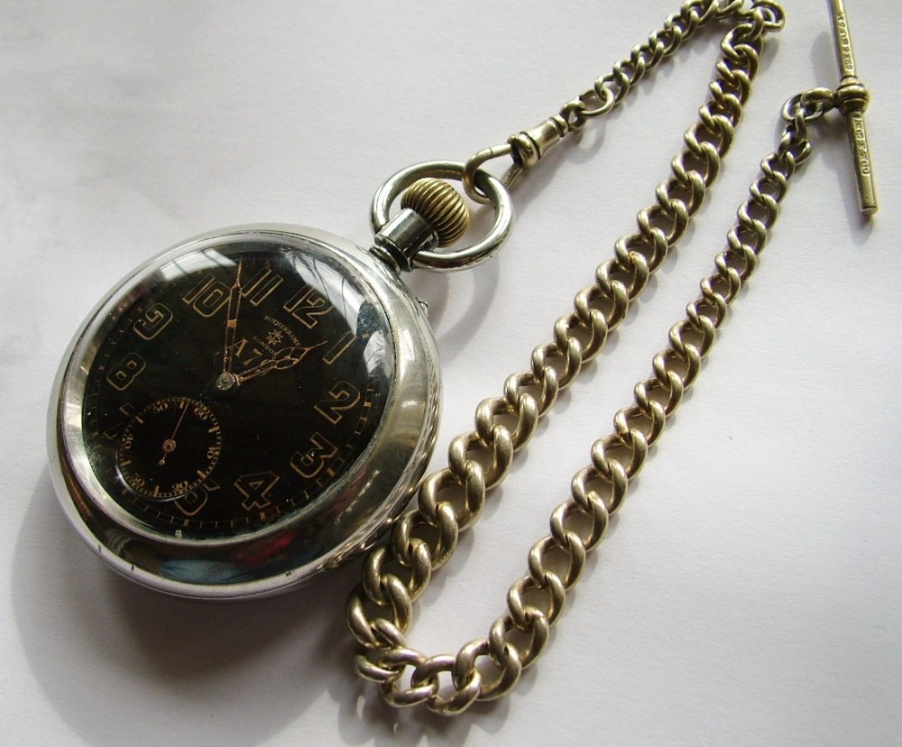 Rotherhams GS Mark II military pocket watch