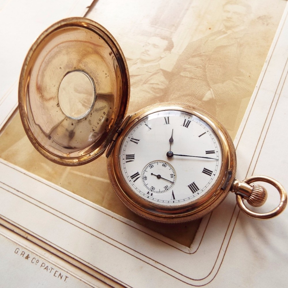 Waltham Bond Street full hunter pocket watch, 1908