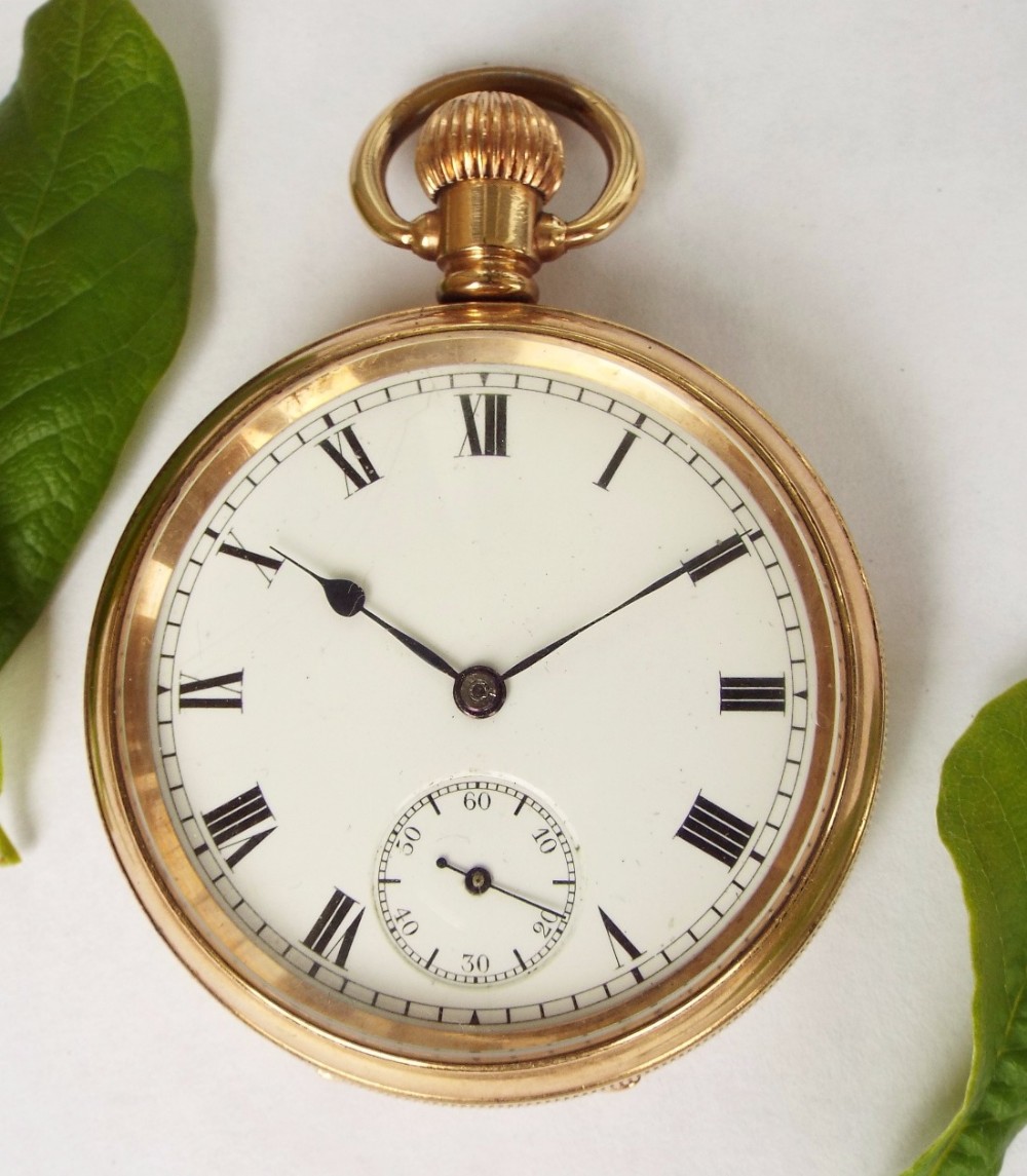An antique Pioneer open faced pocket watch