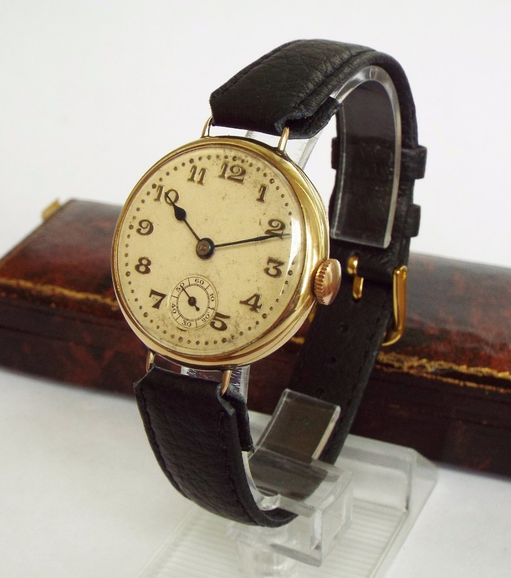 A gents 9 carat gold Cyma wrist watch, 1934