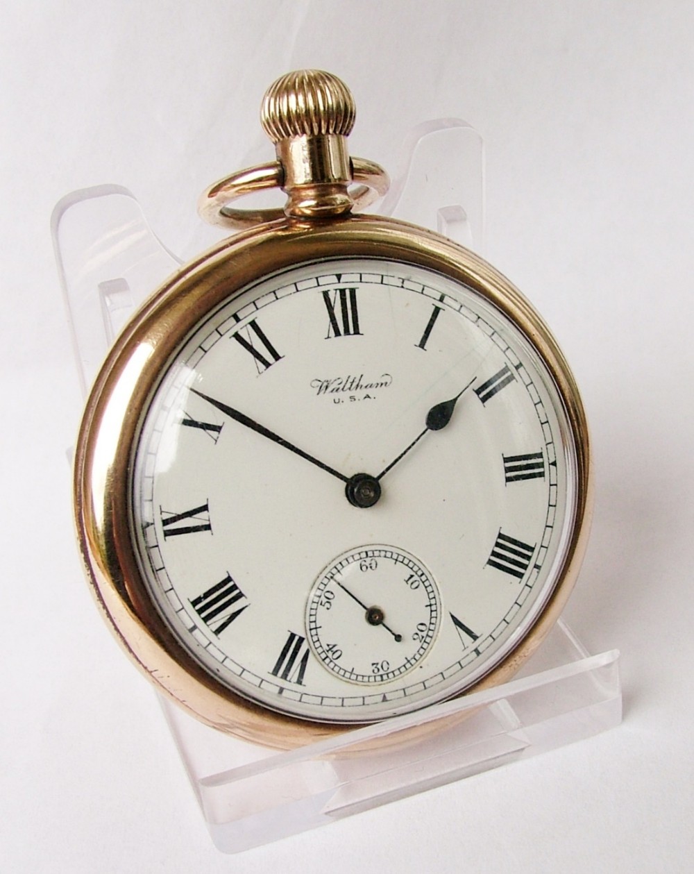 Antique 1920s Waltham pocket watch.