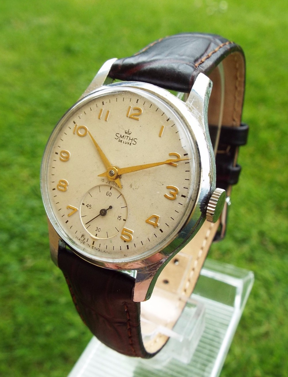 Gents late 1950s Smiths De Luxe wrist watch