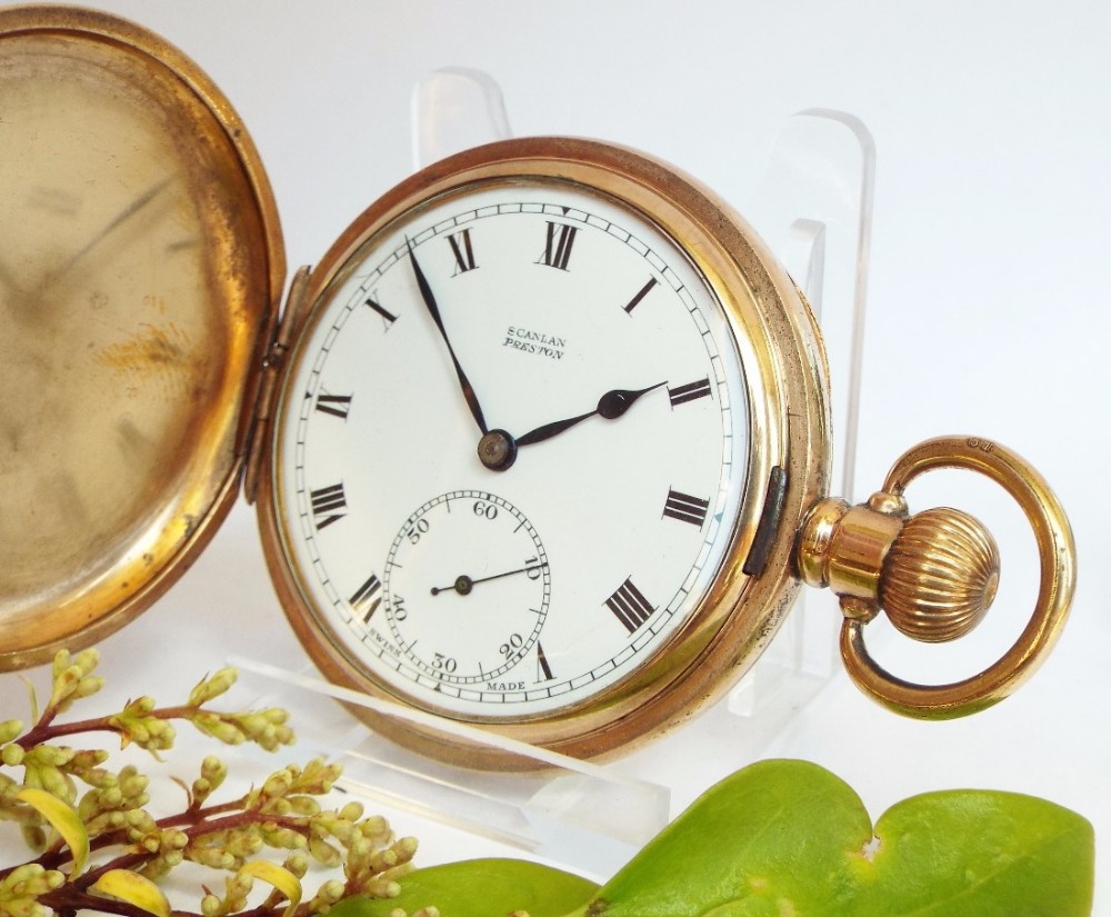 A Vertex full hunter pocket watch, circa 1930