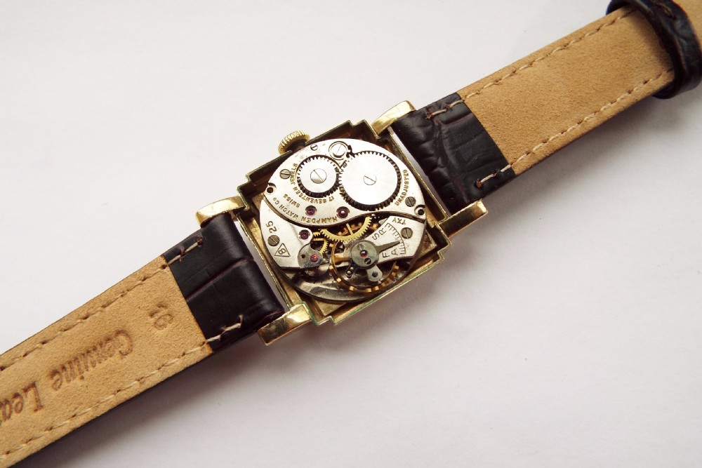 Gents Hampden wrist watch, circa 1950 View III