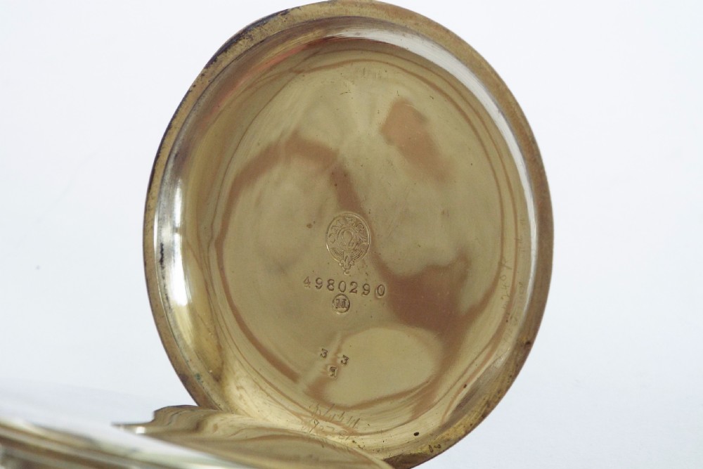 An antique Omega pocket watch with chain View IV