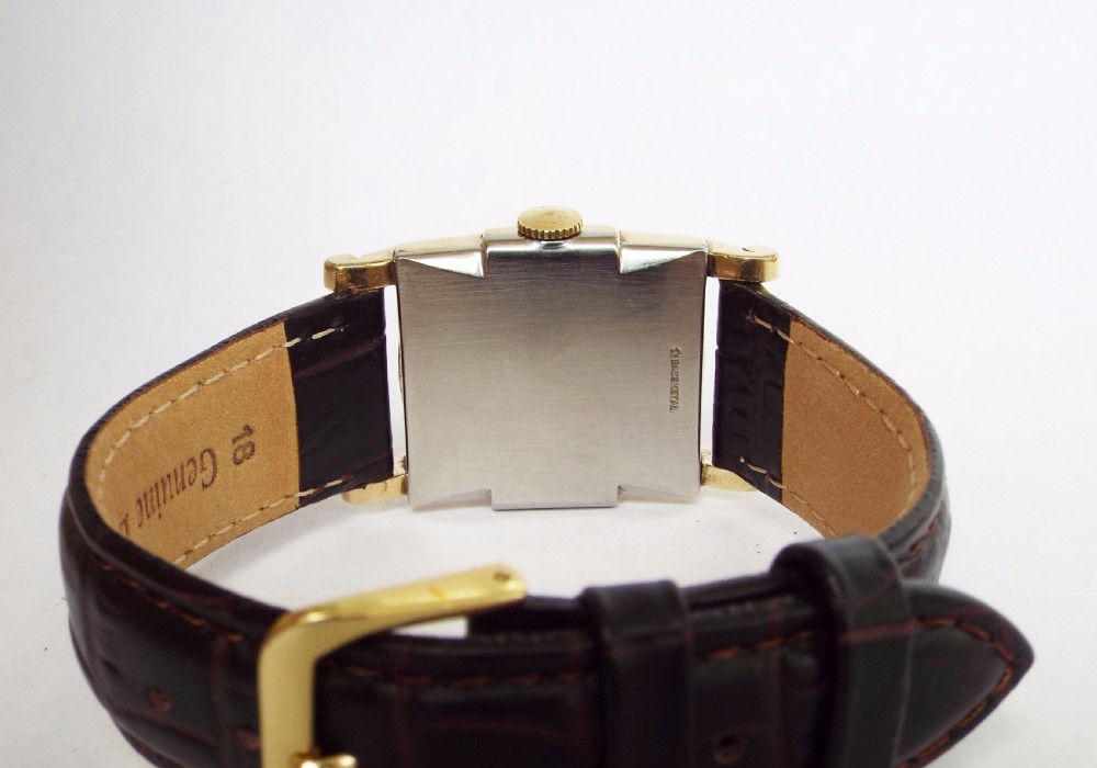 A gents 1950s Wittnauer wrist watch with box View VI