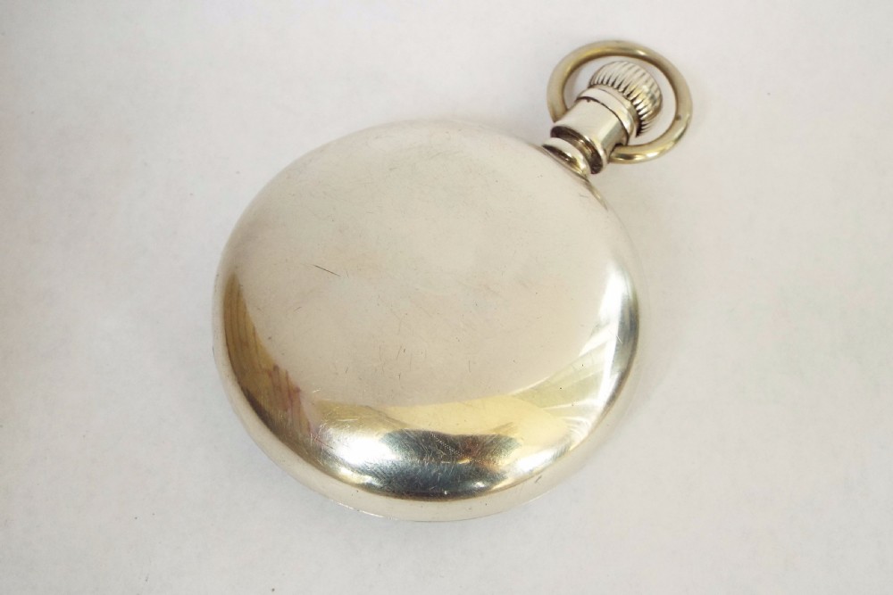Antique Waltham ‘Sterling’ silver pocket watch View III