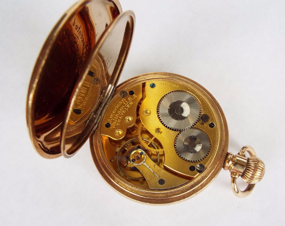 Great War Waltham pocket watch with history View V
