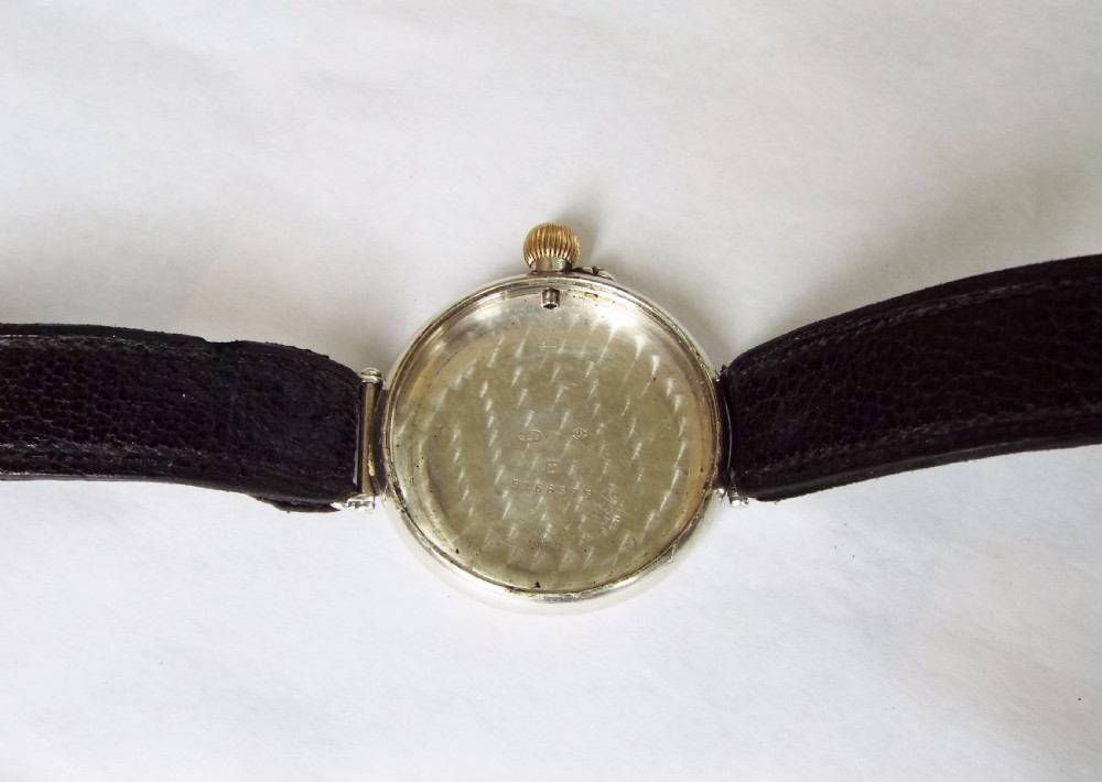 A gents 1932 silver Longines wrist watch View V