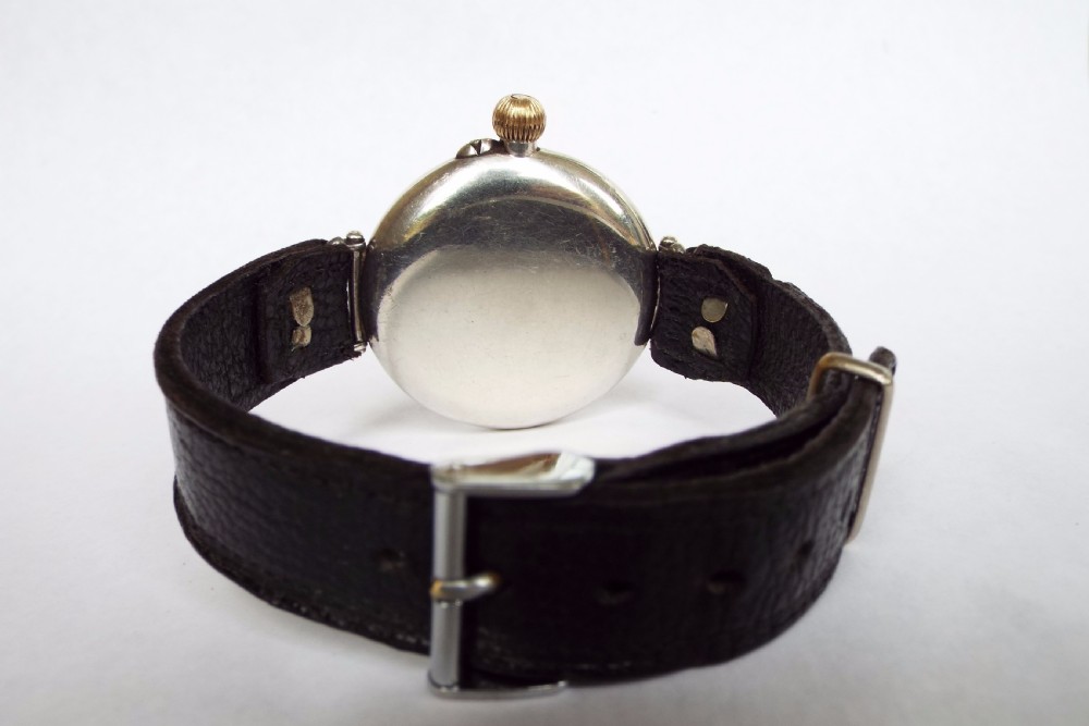 A gents 1932 silver Longines wrist watch View VI