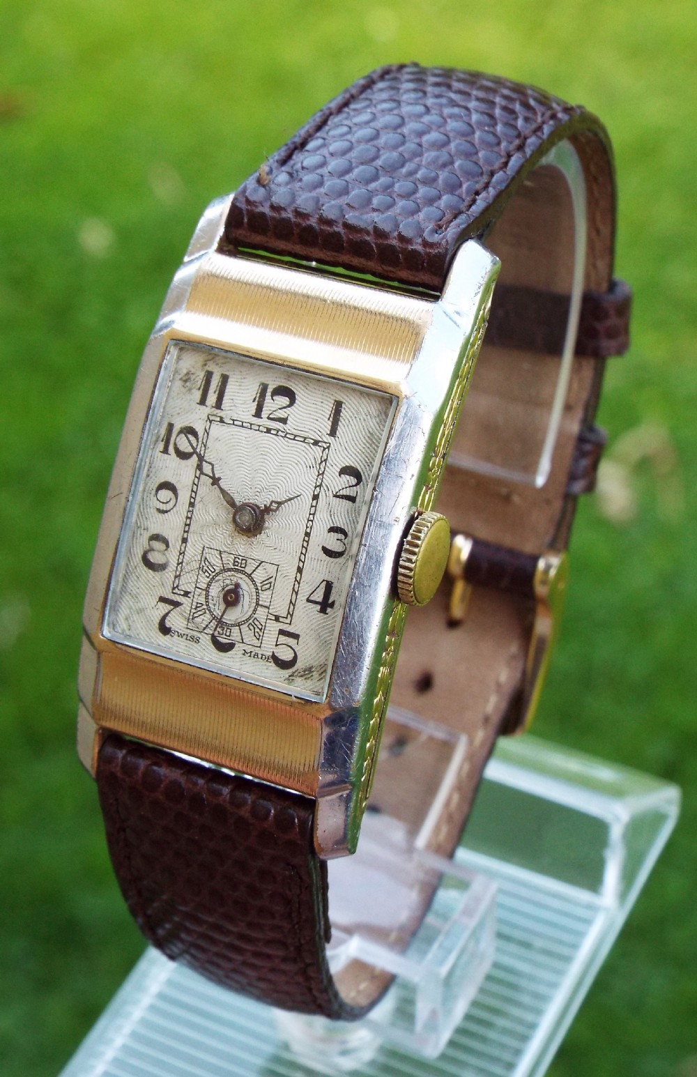 A mid-size Pioneer Art Deco wrist watch