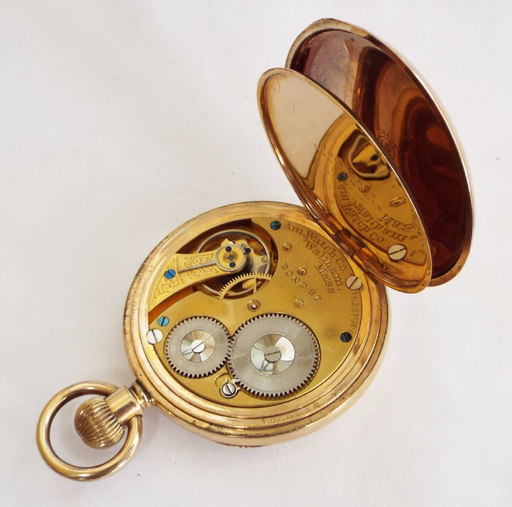Waltham 'Bond Street' pocket watch with history View III
