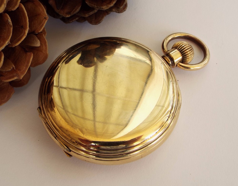 Antique Thomas Russell half hunter pocket watch View V