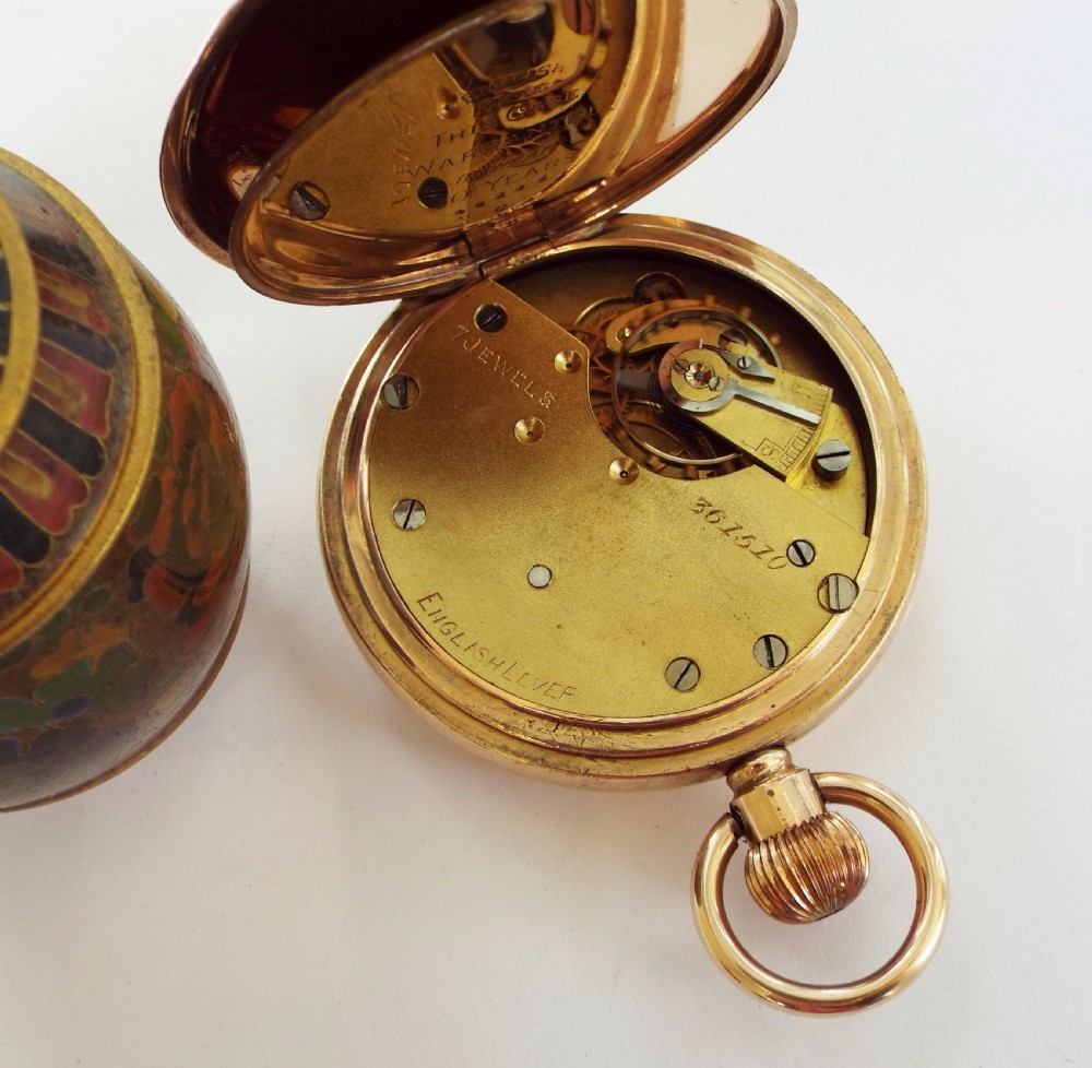 Antique William Ehrhardt English Lever pocket watch View III