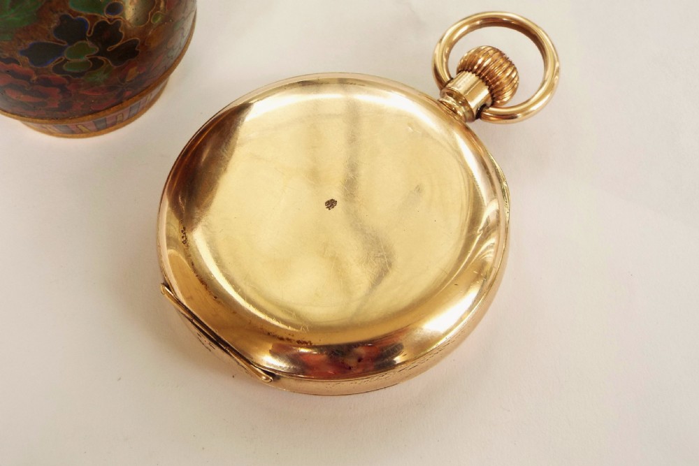 Antique William Ehrhardt English Lever pocket watch View V