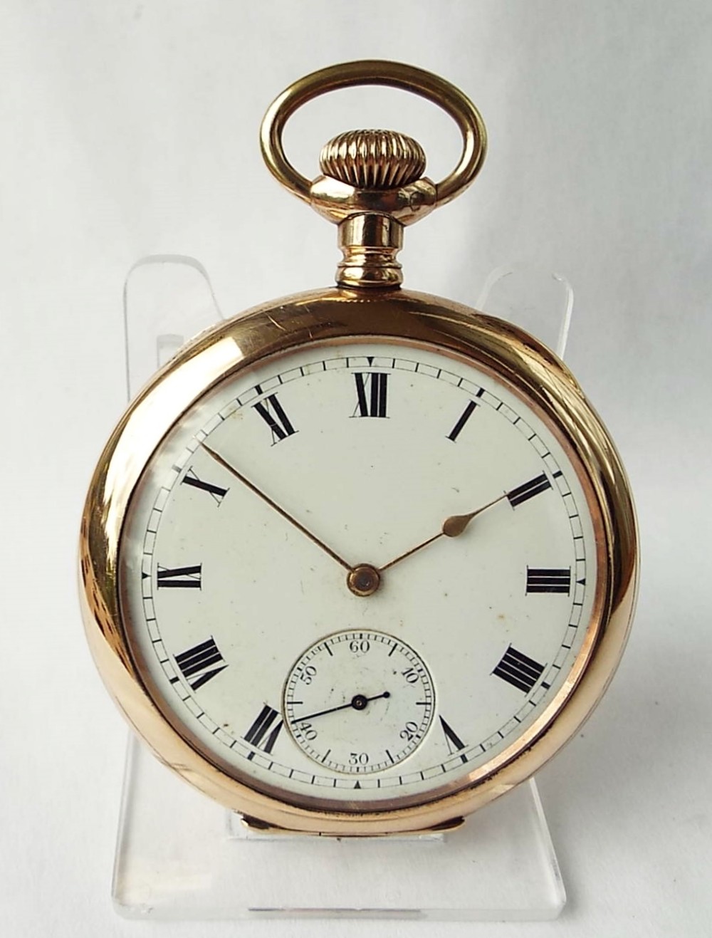 An antique Waltham Traveler pocket watch, 1907.