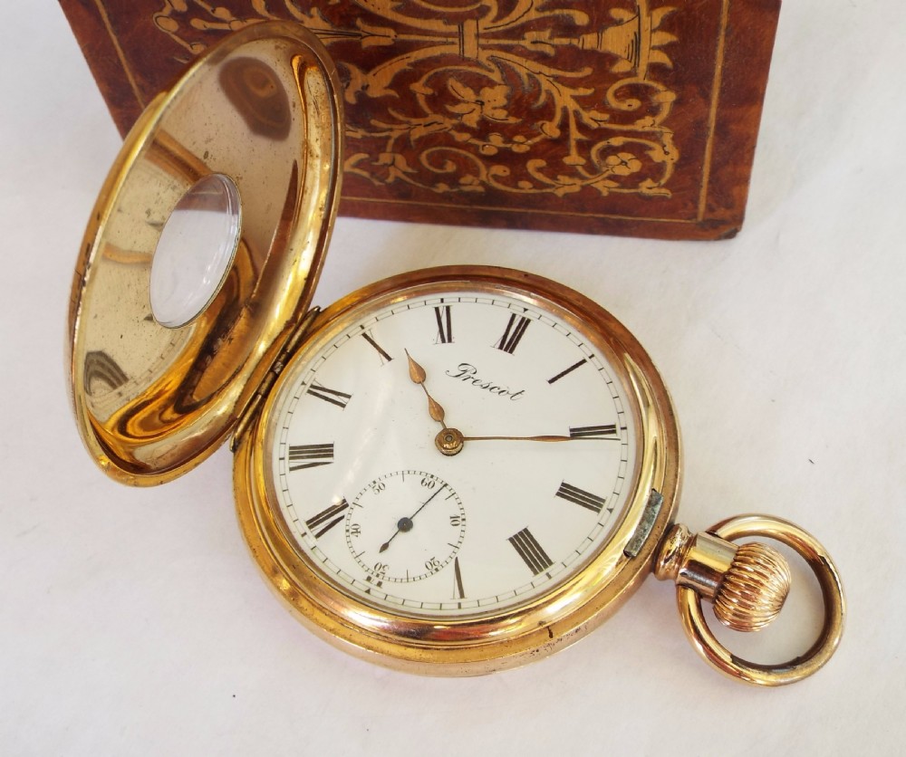 Antique hunter pocket watch, Lancashire Watch Co View II