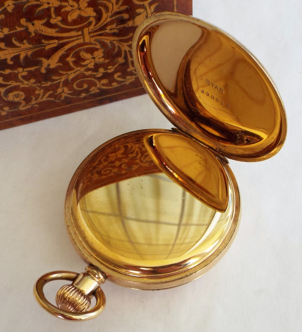 Antique hunter pocket watch, Lancashire Watch Co View IV