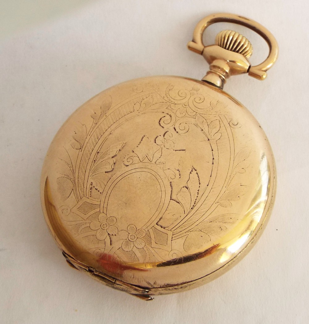 1917 Waltham full hunter pocket watch View III