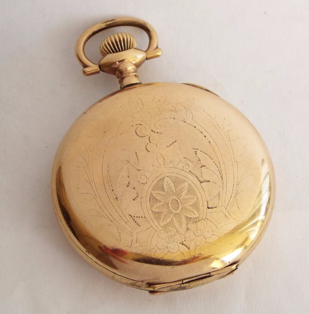 1917 Waltham full hunter pocket watch View V