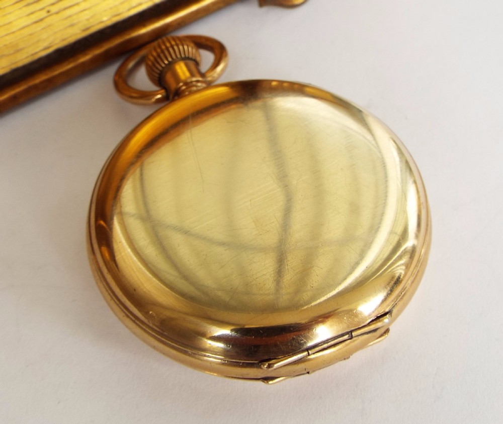 Antique Cyma full hunter pocket watch for H Samuel View III