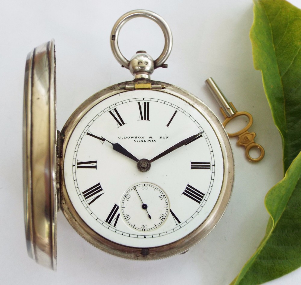 Antique silver Lancs Watch Co Skelton pocket watch View II